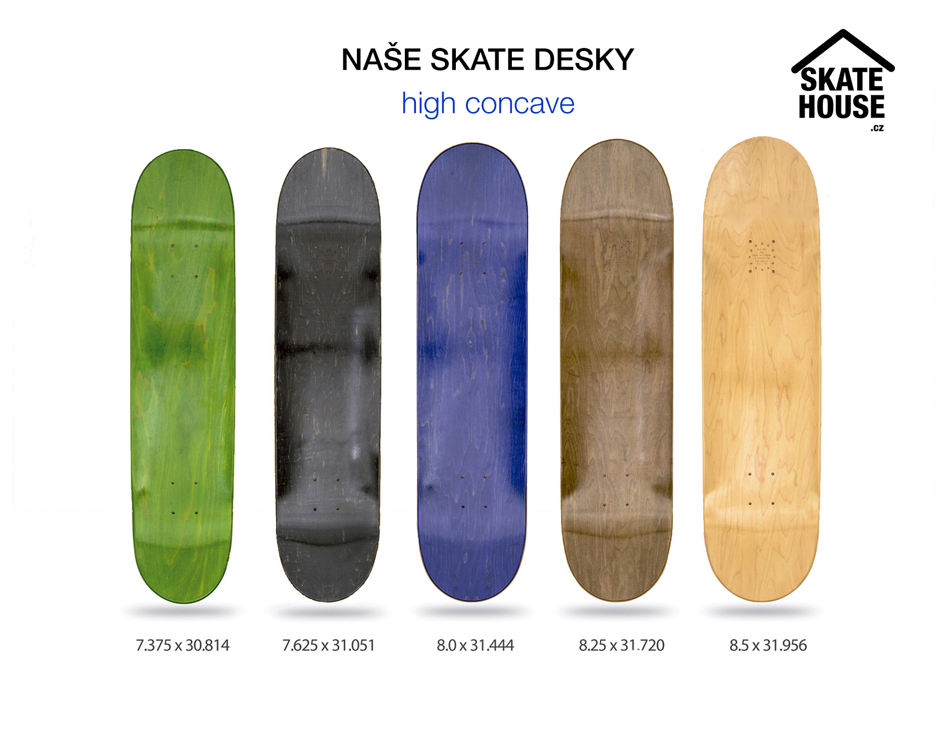 skatehouse - desky - tvary template high concave_1